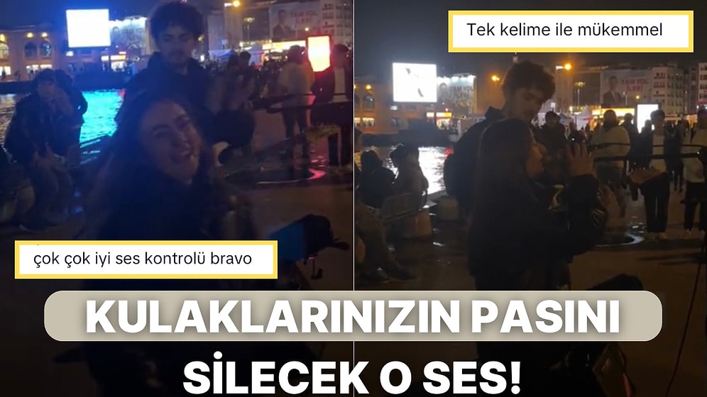 Kadıköy Sahilinde Adeta Mini Konser Veren Sokak Sanatçısı Sesiyle Dinleyenleri Büyüledi
