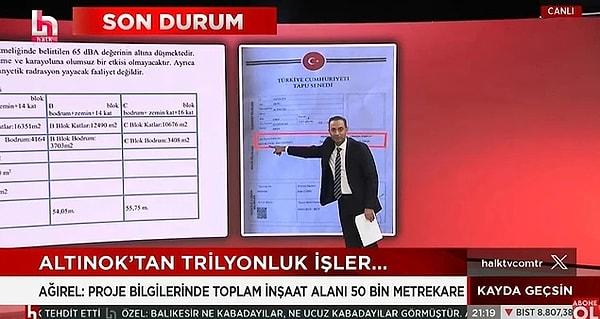 Gazeteci Murat Ağırel, dün akşam Halk TV canlı yayınında Turgut Altınok adına olmasa da ortağı ve kardeşi adına kayıtlı olan 600 evin tapusunu paylaştı. Belgelerin açıklanması sonrası Turgut Altınok'un 'istifa' ifadeleri yeniden gündem oldu.