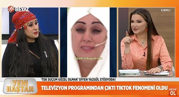 Beyaz Tv ekranlarında yayınlanan Esra Ezmeci ile Yeni Baştan programına katılan Yazgül'ün değişimi de dikkatlerden kaçmadı.