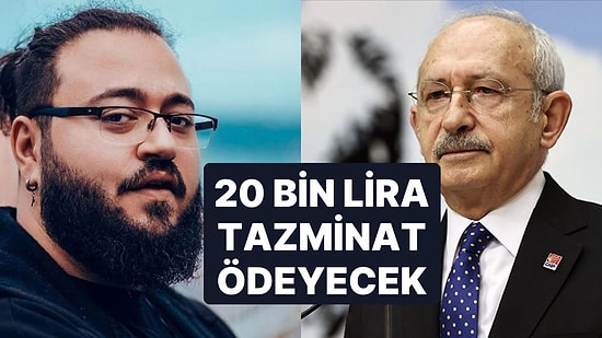 Kılıçdaroğlu, Jahrein'e Açtığı Tazminat Davasını Kazandı: 20 Bin Lira Tazminat Ödeyecek