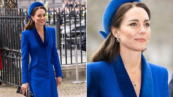 Bu yüzden de Elizabeth Holmes, mavi rengin Kate Middleton'ın imzası olarak yorumluyor.