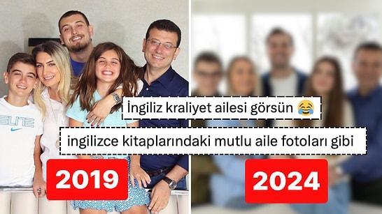 Ekrem İmamoğlu'nun 2019'daki Aile Fotoğrafı ve Aynı Pozun 2024 Versiyonu Arasındaki Fark Olay Oldu!