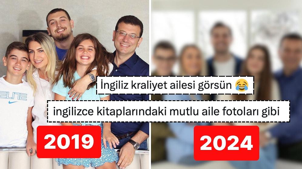 Ekrem İmamoğlu'nun 2019'daki Aile Fotoğrafı ve Aynı Pozun 2024 Versiyonu Arasındaki Fark Dillere Fena Düştü!
