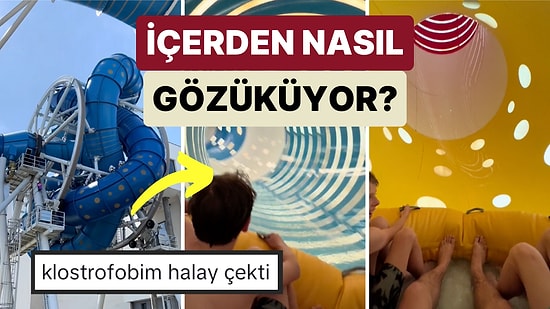 İzlerken Gerileceksiniz: Dünyanın En Ürkütücü Su Kaydırağı Aqua Spinner İçerden Nasıl Gözüküyor?