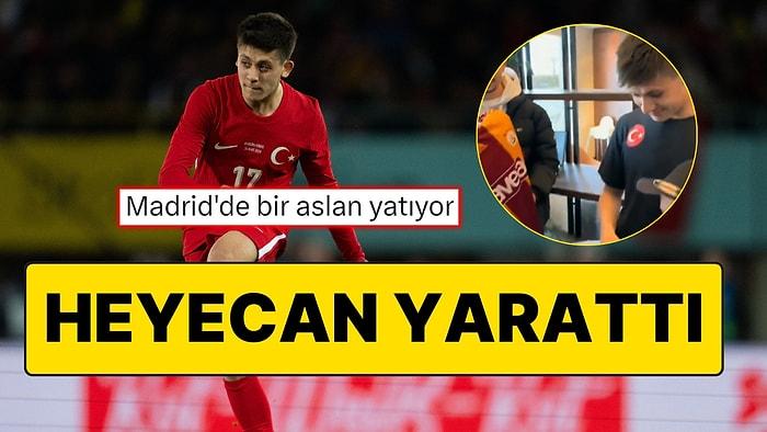 Arda Güler'in Milli Takım Kampında Galatasaray Forması İmzalaması Sarı-Kırmızı Taraftarların Dikkatini Çekti