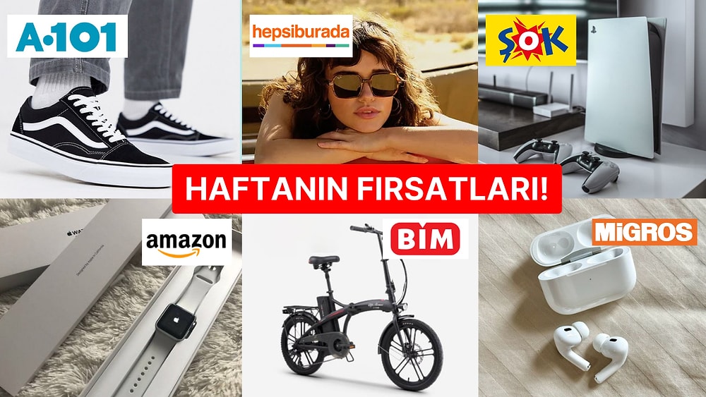 Haftanın Tüm İndirimleri Burada! Hepsiburada'dan Amazon'a Dikkat Çeken İndirimler ve Aktüel Katalogları