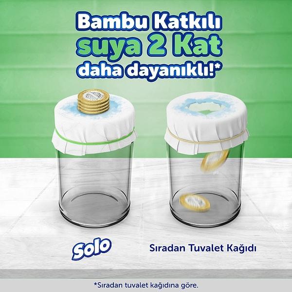 14. İndirimdeyken en çok satılan tuvalet kağıdı Solo Bambu olmuş.