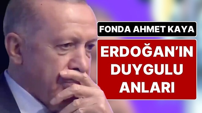 Gençlik Buluşmasında Fonda Ahmet Kaya Çaldı, Cumhurbaşkanı Erdoğan Duygulandı, Gözleri Doldu