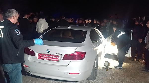 Türbe dönüşü iki araçtan inen kimliği belirsiz kişilerce, Bişkin'in aracına tüfekle ateş açıldı. Tüfekten çıkan saçmalar aracın camı ve kaportasına isabet ederken, saldırıda yaralanan olmadı. Çevredekilerin ihbarı üzerine olay yerine polis ve sağlık ekibi sevk edildi. Saldırıyı haber alan MHP Kırıkkale İl Başkanı Murat Abalı da olay yerine gelerek, Bişkin’e geçmiş olsun dileklerini iletti.