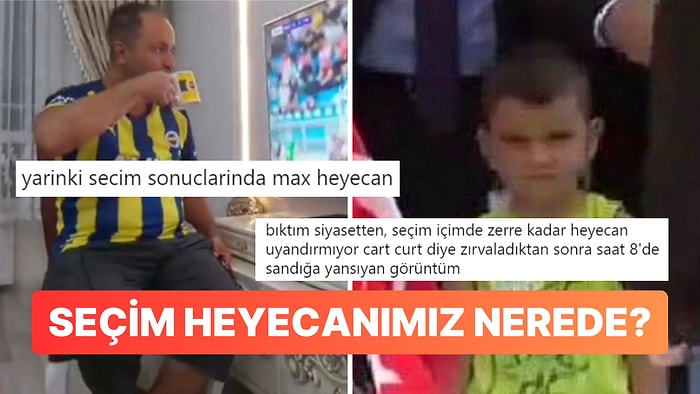 Hevesimiz Kalmamıştır: Seçim Heyecanlarını Kaybeden Kullanıcılar Çareyi Goygoyda Buldu