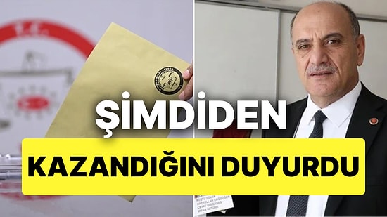 Seçimin İlk Kazananı Belli Oldu: Muhtar Adayı Seçim Bitmeden Kazandığını İlan Etti