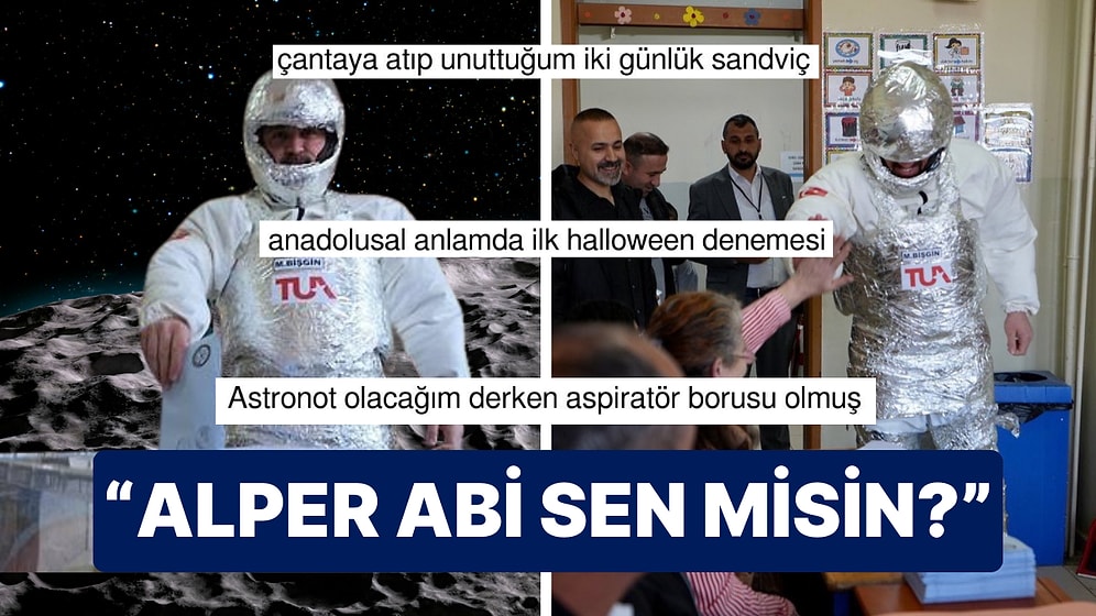 Sandık Başına Üstüne Epey Uğraşılmış Astronot Kostümüyle Giden Milli Sporcu Ortalığı Ayağa Kaldırdı!