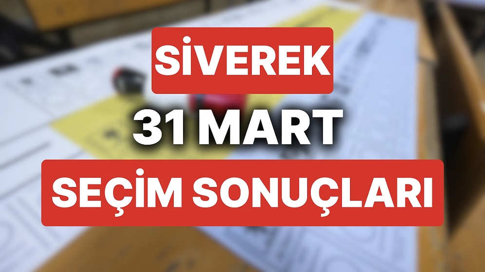 Siverek'te Seçim Sonuçları: 31 Mart 2024 Siverek Yerel Seçim Sonuçları! Siverek'te Seçimleri Kim Kazandı?