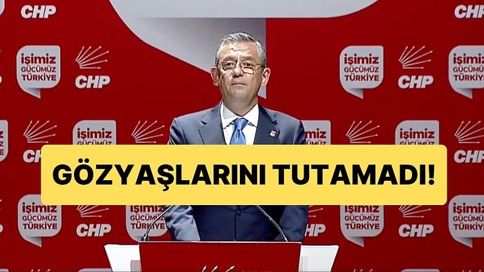 Gözleri Doldu: CHP Genel Başkanı Özgür Özel’den İlk Açıklama