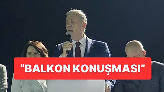 Mansur Yavaş’tan 'Balkon Konuşması': “Bu Seçimin Kaybedeni Müfteri Turgut Altınok’tur”