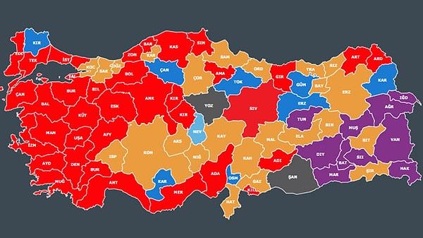CHP seçimi %37,7 oranında bir oyla seçimi tamamlarken, AK Parti %36 oranının altında kaldı.
