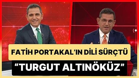 Fatih Portakal'ın Sözcü Tv'de Dili Sürçtü: 'Turgut Altınöküz'