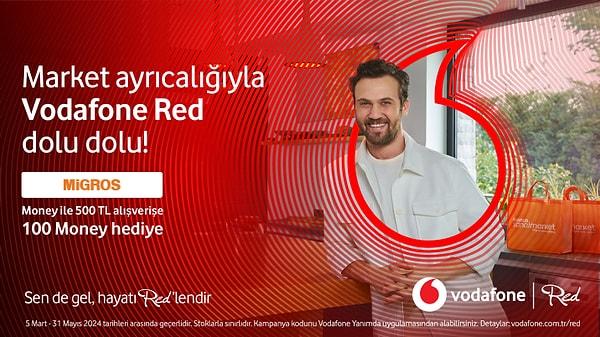 Market Ayrıcalığıyla Vodafone Red Dolu Dolu!