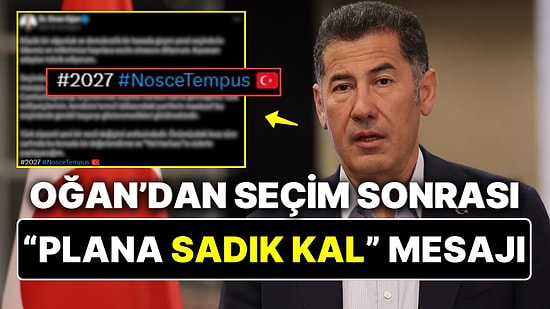 Seçim Sonrası Sinan Oğan'ın 2027'yi Hedef Göstererek "Plana Sadık Kal" Mesajı Atması Kafaları Karıştırdı