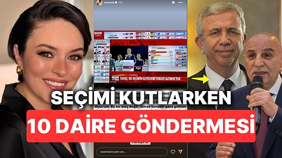 Mansur Yavaş'ın Başkanlığını Kutlayan Ezgi Mola Aynı Zamanda Turgut Altınok'a da Gönderme Yapmadan Duramadı