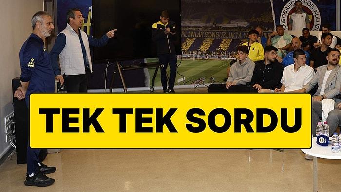 Futbolcular Ne Diyor? Fenerbahçe Başkanı Ali Koç Tarihi Genel Kurul Öncesinde Takımı Topladı
