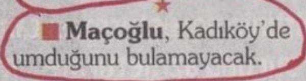 Maçoğlu, CHP'nin kalelerinden olan Kadıköy'de 3. isim oldu.