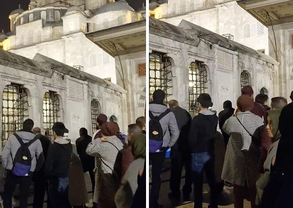 Bir vatandaş kendisini Fatih Sultan Mehmet'in, Fatih Camii'nde bulunan türbesine kilitledi.