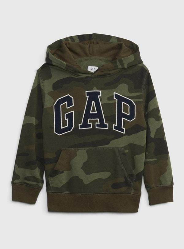 Gap Logo Havlu Kumaşı Sweatshirt