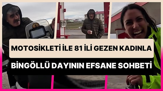 Motosiklet ile Türkiye'nin 81 İlini Gezen Kadının Bingöl'de Yaşadığı Efsane Diyalog İçinizi Isıtacak