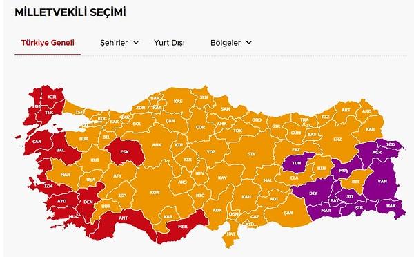 Bu tablo 2023 Mayıs seçimlerine ait. Henüz üzerinden 10 ay geçmeden Türkiye bu kez yerel seçimler için sandık başına gitti.