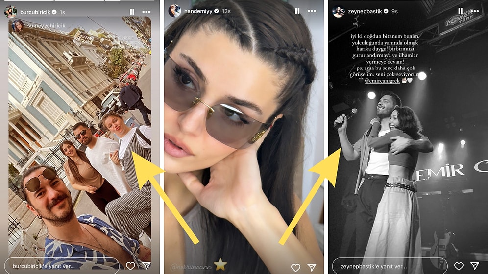 Havalı Hande Erçel'den Keselenmek İçin Haykıran Derici'ye 2 Nisan'da Ünlülerin Yaptığı Instagram Paylaşımları