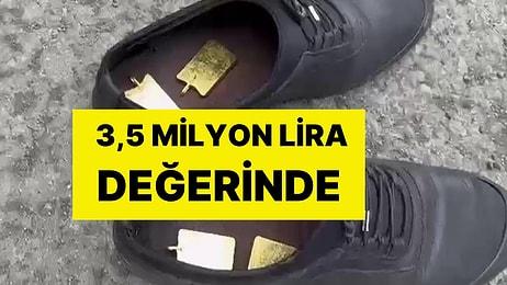 Ayakkabıdan Kaçak Külçe Altın Çıktı: Değeri 3,5 Milyon Lira