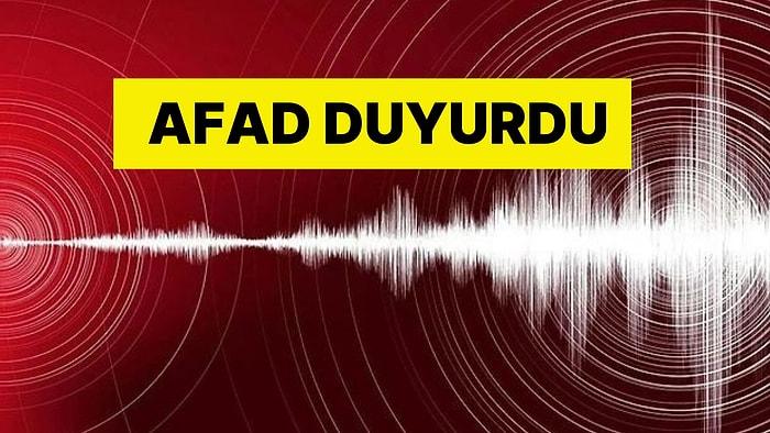 AFAD Duyurdu: Malatya'da 4,5 Büyüklüğünde Deprem