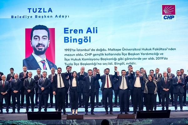 Hukuk Fakültesi'nde eğitim gören Ali Eren Bingöl, 18 yaşında CHP bünyesine katıldı, genç yaşına rağmen önemli görevler üstlendi.