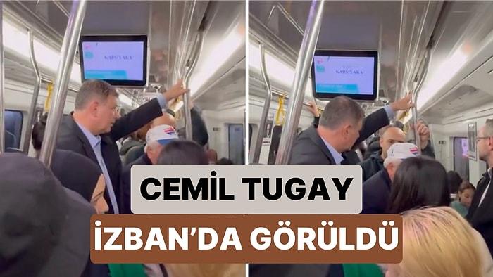 Henüz Mazbatasını Almayan İzmir Büyükşehir Belediye Başkanı Cemil Tugay Sabah İZBAN'da Görüldü