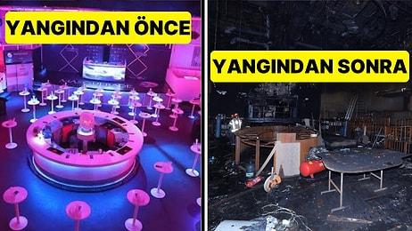 Beşiktaş'taki Gece Kulübünde Çıkan Yangından Sonra Mekanın İçi İlk Kez Görüntülendi