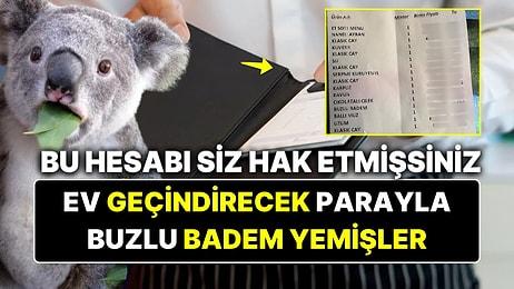 Ankara'da Bir Mekanda Buzlu Bademden Ballı Muza Her Şeyi Sipariş Eden Müşterilere Gelen Hesap "Fazla" Bulundu