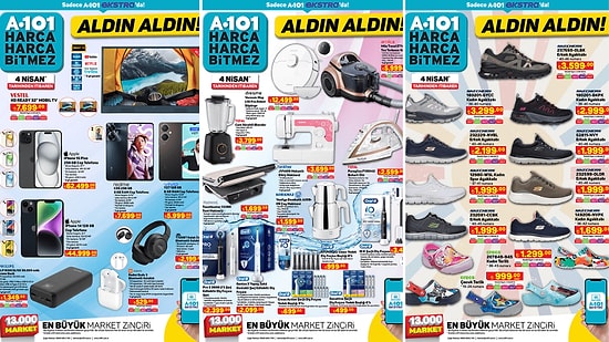 A101'e iPhone 15 Plus Geliyor! 4 Nisan 2024 A101 İnternete Özel Aldın Aldın Kataloğu