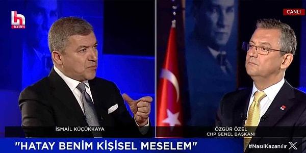 Sözcü TV ekranlarında İsmail Küçükkaya'nın seçim sonuçlarına ilişkin sorularını yanıtlayan CHP Genel Başkanı Özgür Özel, oldukça ilginç bir de anektodu izleyicilerle paylaştı.