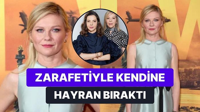 Kirsten Dunst Vizyona Girecek Filminin Galasında Türk Tasarımcılar Ayşe ve Ece Ege'nin Elbisesini Tercih Etti