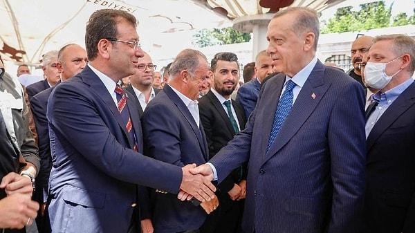 Saraçhane’deki konuşmasında demokrasi vurgusu yapan İBB Başkanı Ekrem İmamoğlu, Cumhurbaşkanı Recep Tayyip Erdoğan’dan randevu istedi.