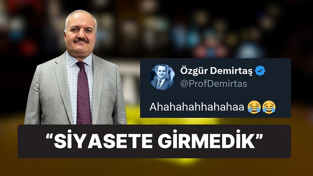 Taksiciler Odası Başkanı Eyüp Aksu'nun "Siyasete Girmedik" Sözlerine Özgür Demirtaş Gülmekten Katıldı