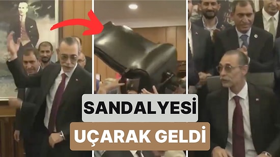 Erdal Beşikçioğlu Belediyedeki Makamını Devraldı: Sandalyesi Uçarak Geldi
