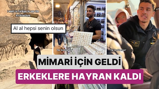 Türk Mimarisini Görmek İçin Türkiye'ye Geldiğini Söyleyen Bir Turist Türk Mimarisi Olarak Beyleri Paylaştı