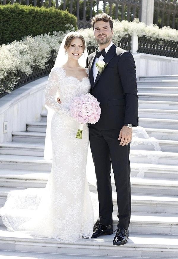 Yasak Elma'nın finalinin hemen ardından uzun süredir birlikteliğini devam ettirdiği milli basketbolcu Buğrahan Tuncer'le evlenen Eda Ece, yılın düğününe imza atmıştı.