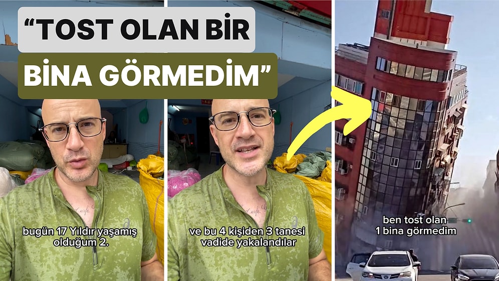 17 Yıldır Tayvan'da Yaşayan Bir Türk 7.4'lük Depremin Ardından Yüzleşmemiz Gereken Bazı Gerçeklerden Bahsetti
