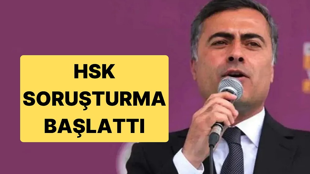 DEM Partili Abdullah Zeydan'ın Haklarını Geri Veren Mahkemeye HSK’dan Soruşturma