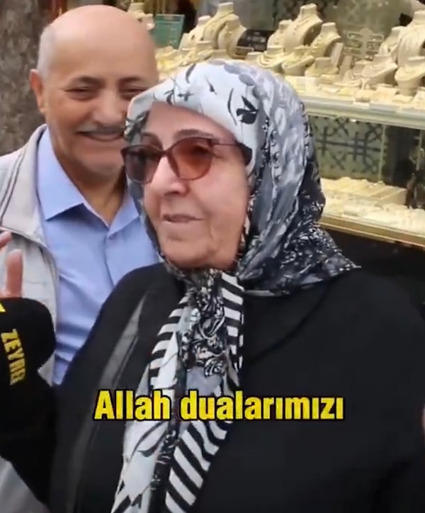 Ardından ise “Allahıma şükürler olsun, hep namazlarda dua ettim. Allah dualarımızı kabul etti.” dedi.