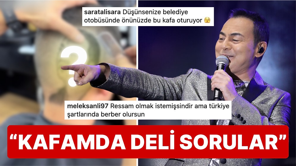 Yaratıcılıkta Son Seviye: Saçına Serdar Ortaç'ın Profilini Kazıtan Hayranı Resmen Dumura Uğrattı!