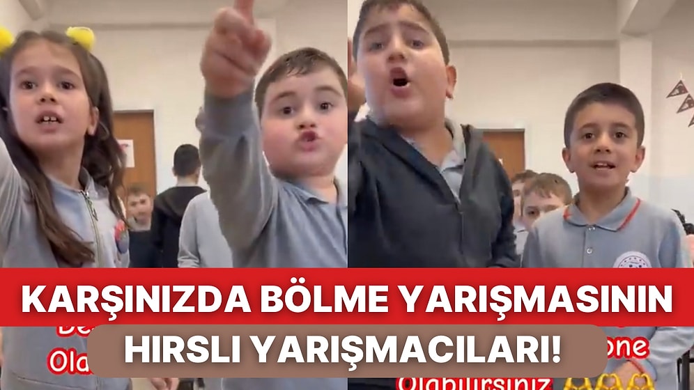 Daha İyi Öğrenmeleri İçin Bölme Yarışması Yapan Öğretmenin Hırslı Öğrencilerine Bayılacaksınız